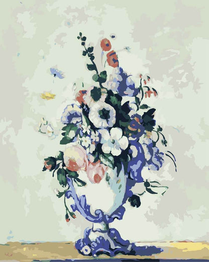 Diamond Painting - Flowers in a Rococo Vase | Paul Cezanne