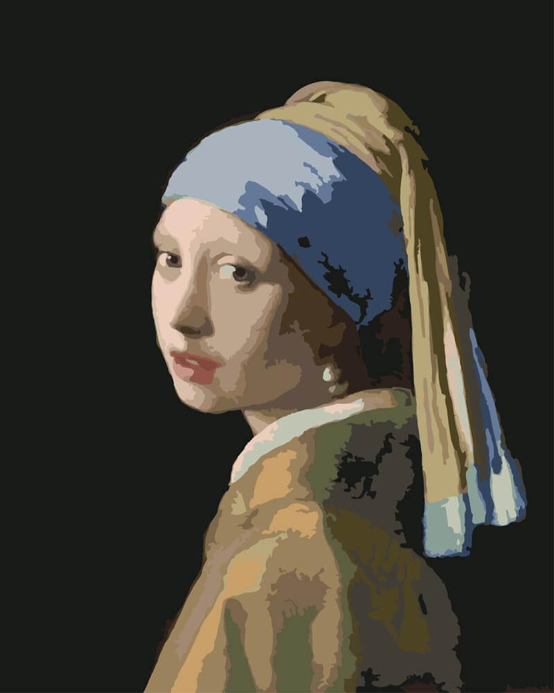 
Girl with a Pearl Earring – Johannes Vermeer diamond painting kit