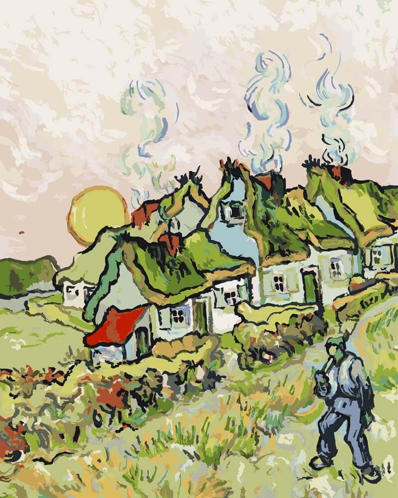 
Houses and Figures – Vincent van Gogh diamond painting kit