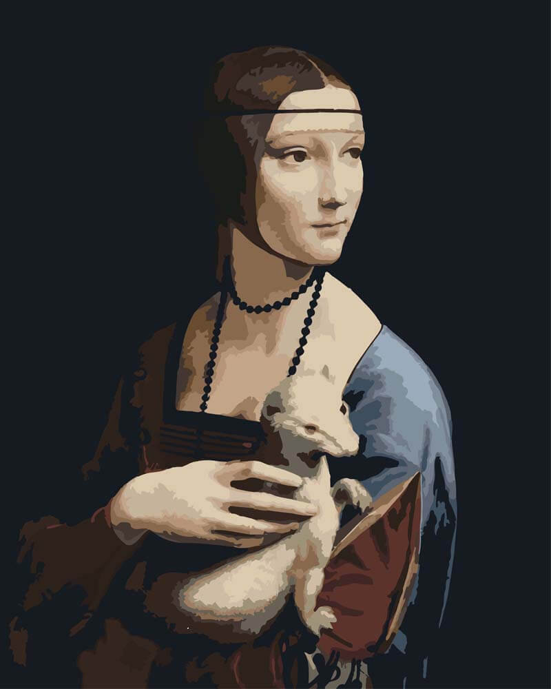 
Lady with an Ermine – Leonardo da Vinci diamond painting kit