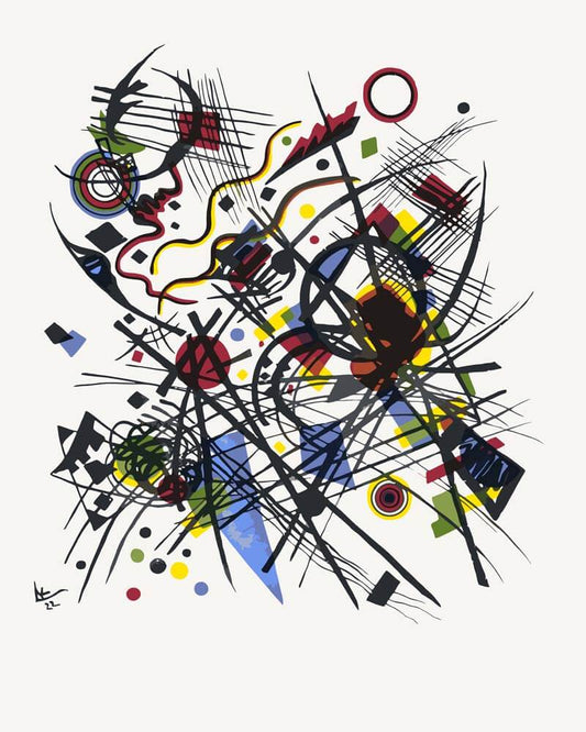 Diamond Painting - Lithograph for the Fourth Bauhaus Portfolio | Wassily Kandinsky