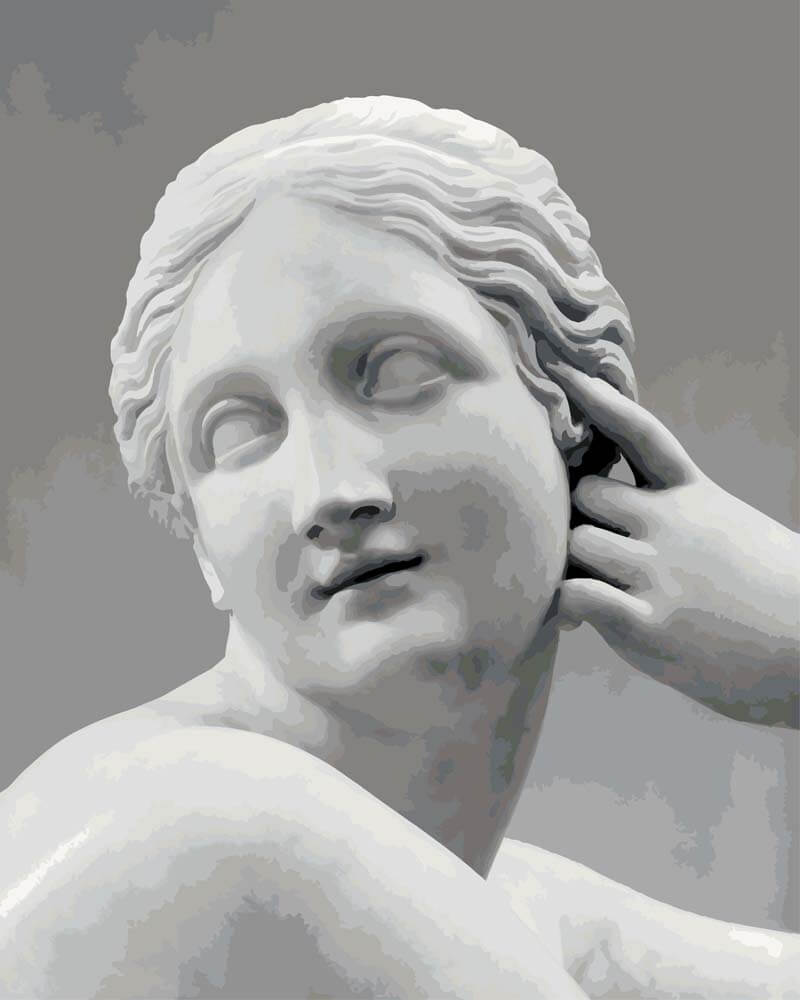 Diamond Painting - Reclining Naiad | Antonio Canova