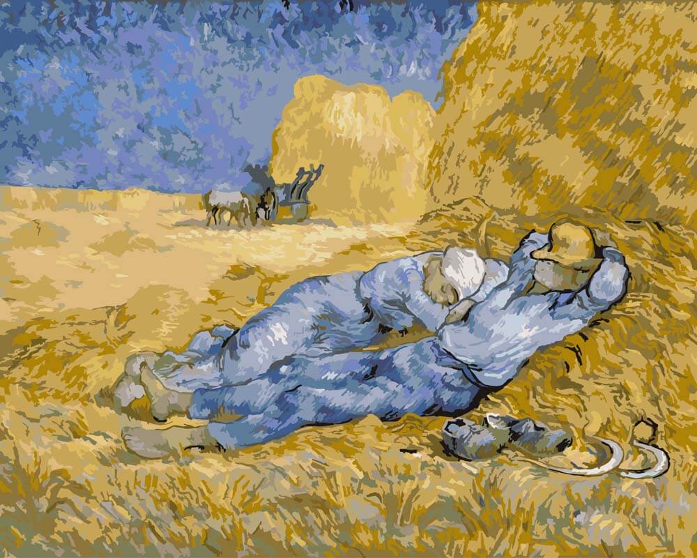 
Rest from Work after Millet – Vincent van Gogh diamond painting kit