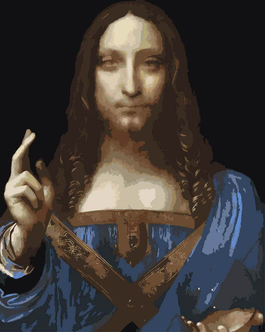 Diamond Painting - Salvator Mundi | Leonardo da Vinci
