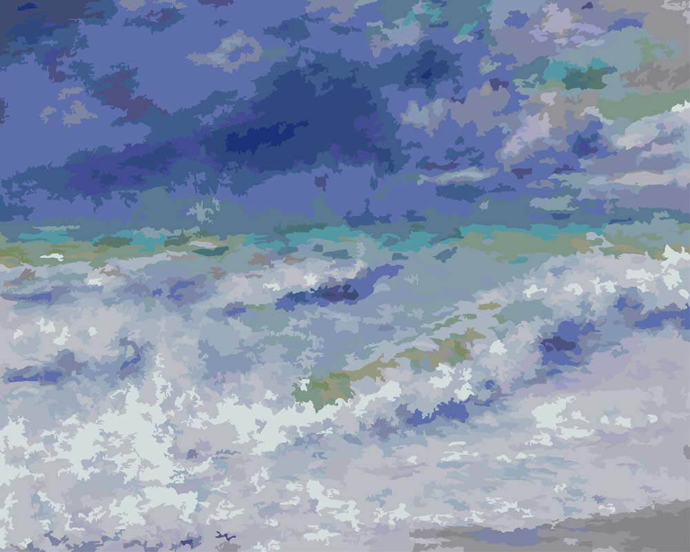 
Seascape – Pierre-Auguste Renoir diamond painting kit