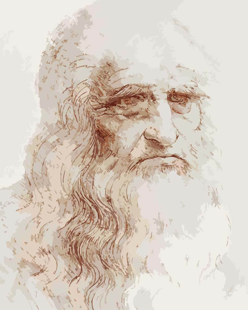 Diamond Painting - Self-Portrait | Leonardo da Vinci