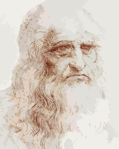 Diamond Painting - Self-Portrait | Leonardo da Vinci