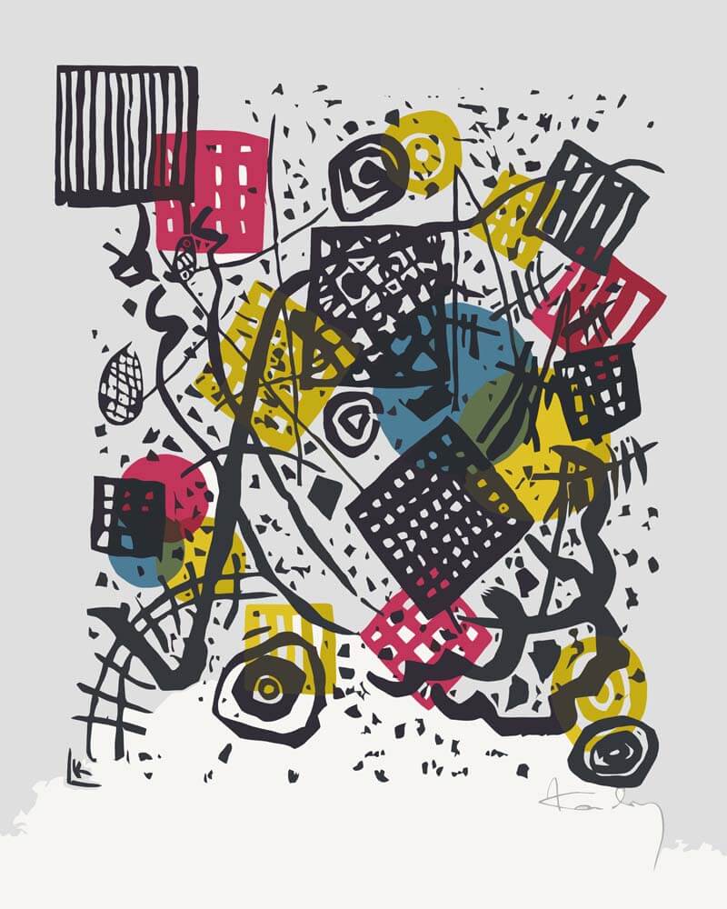 
Small Worlds V – Wassily Kandinsky diamond painting kit