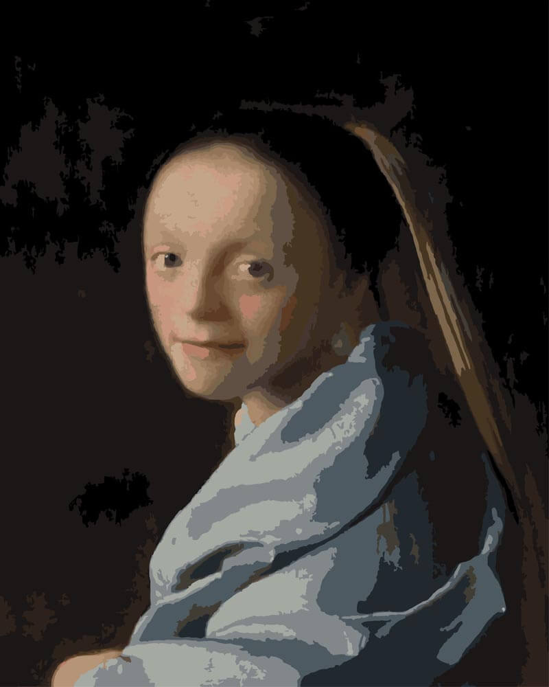 
Study of a Young Woman – Johannes Vermeer diamond painting kit