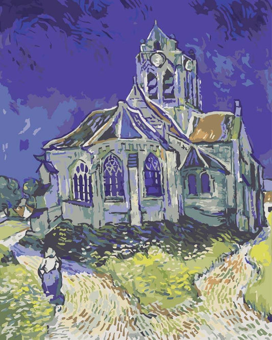 Diamond Painting - The Church at Auvers | Vincent van Gogh