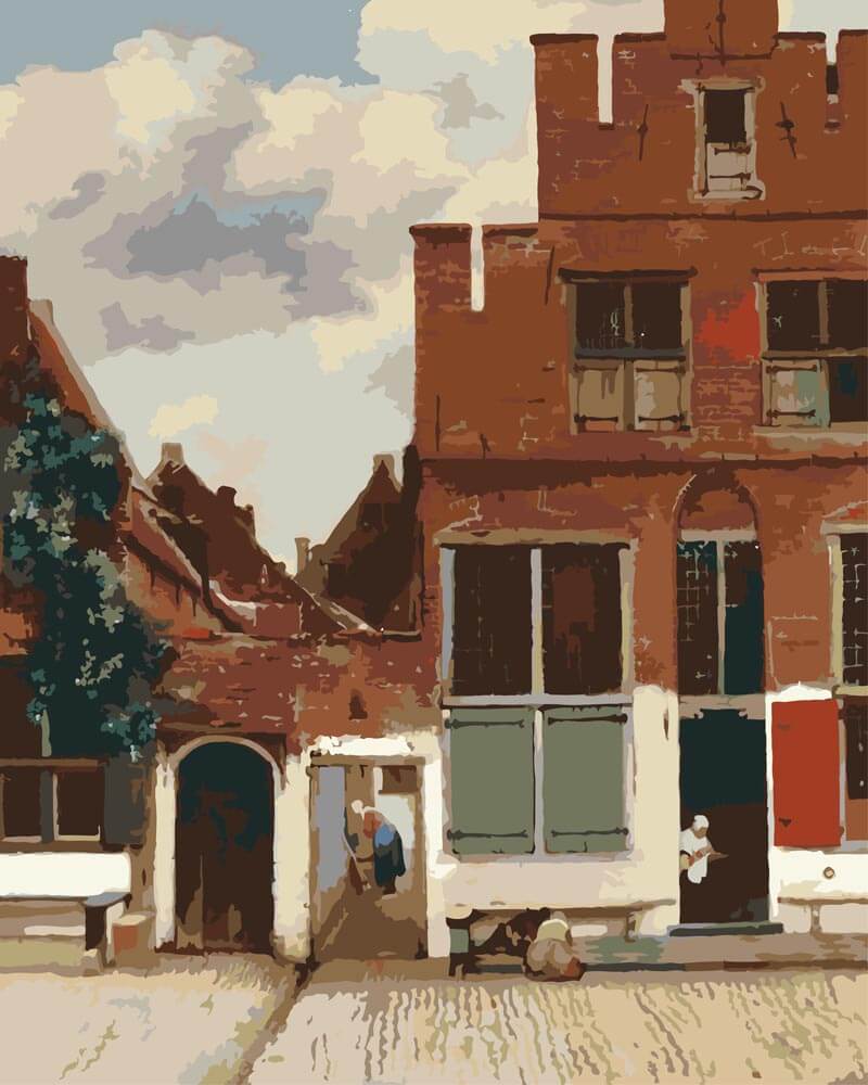 
The Little Street – Johannes Vermeer diamond painting kit
