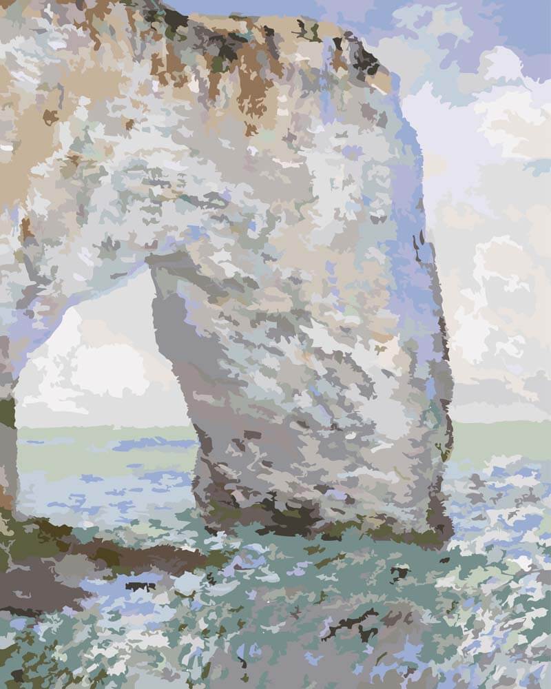 Diamond Painting - The Manneporte at Étretat | Claude Monet