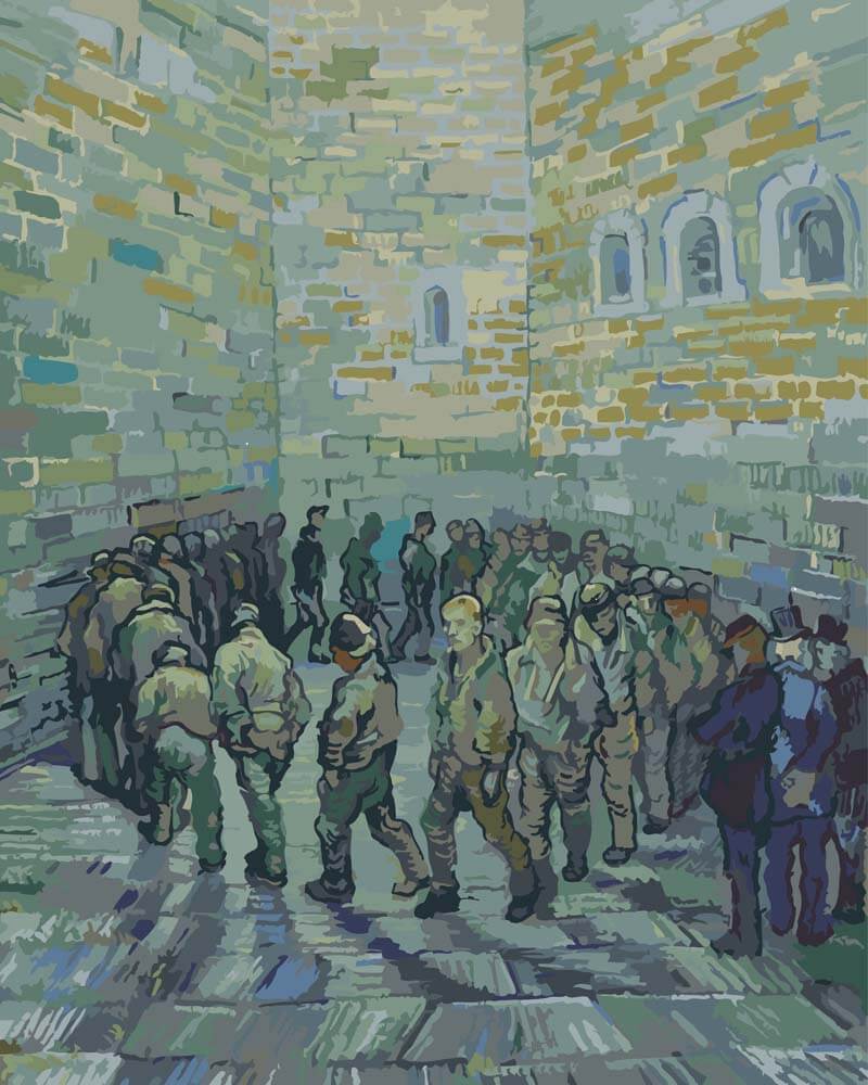 
The Prisoners’ Round – Vincent van Gogh diamond painting kit