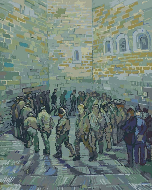 Diamond Painting - The Prisoners’ Round | Vincent van Gogh