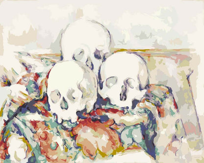 Diamond Painting - The Three Skulls  | Paul Cezanne