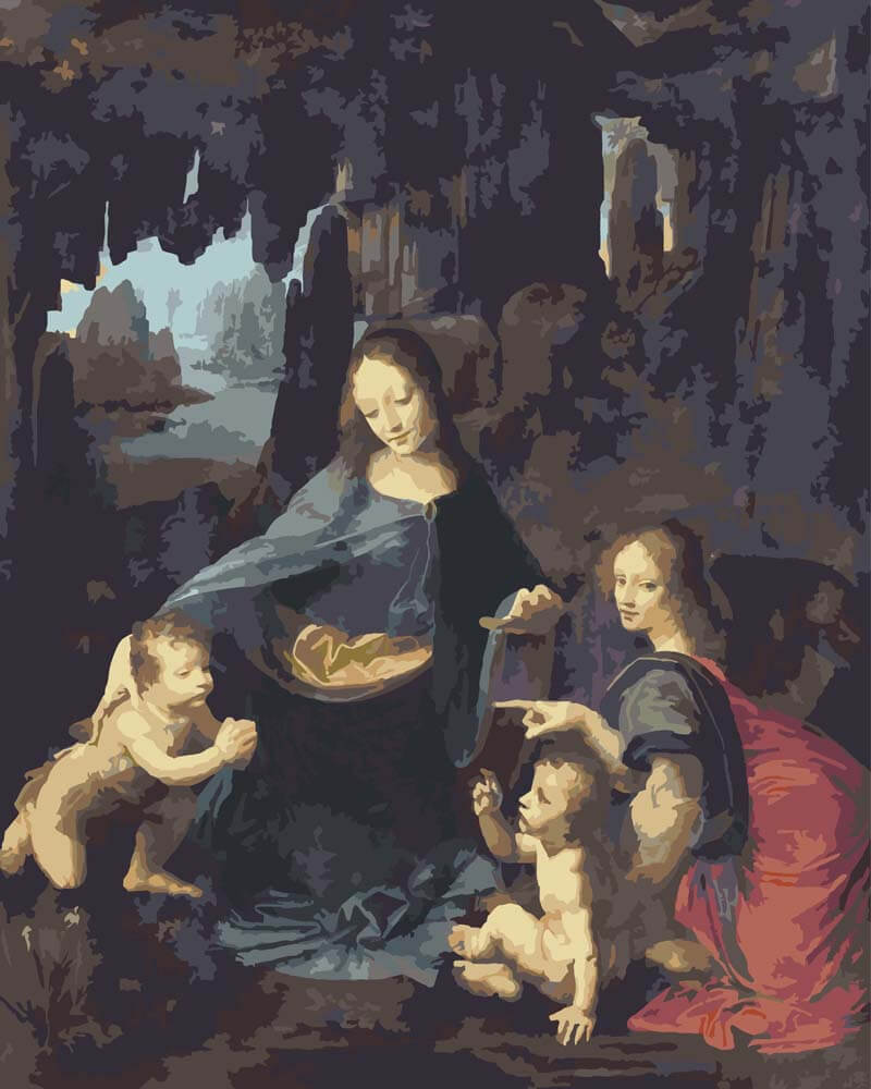 
The Virgin of the Rocks – Leonardo da Vinci diamond painting kit