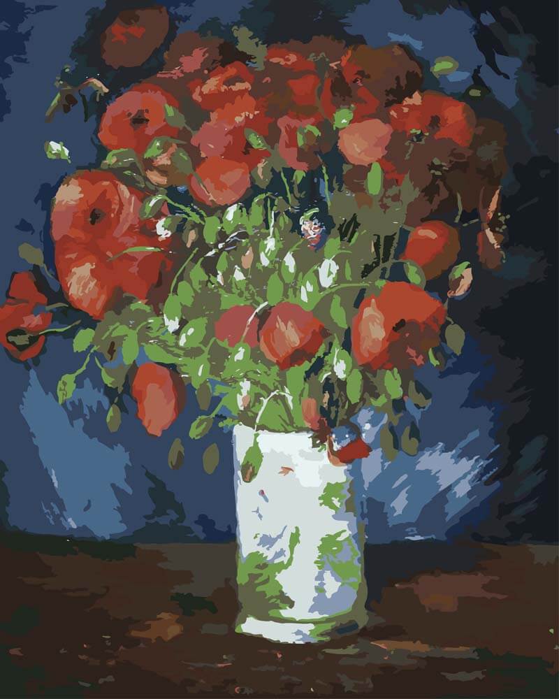 Diamond Painting - Vase with Poppies | Vincent van Gogh