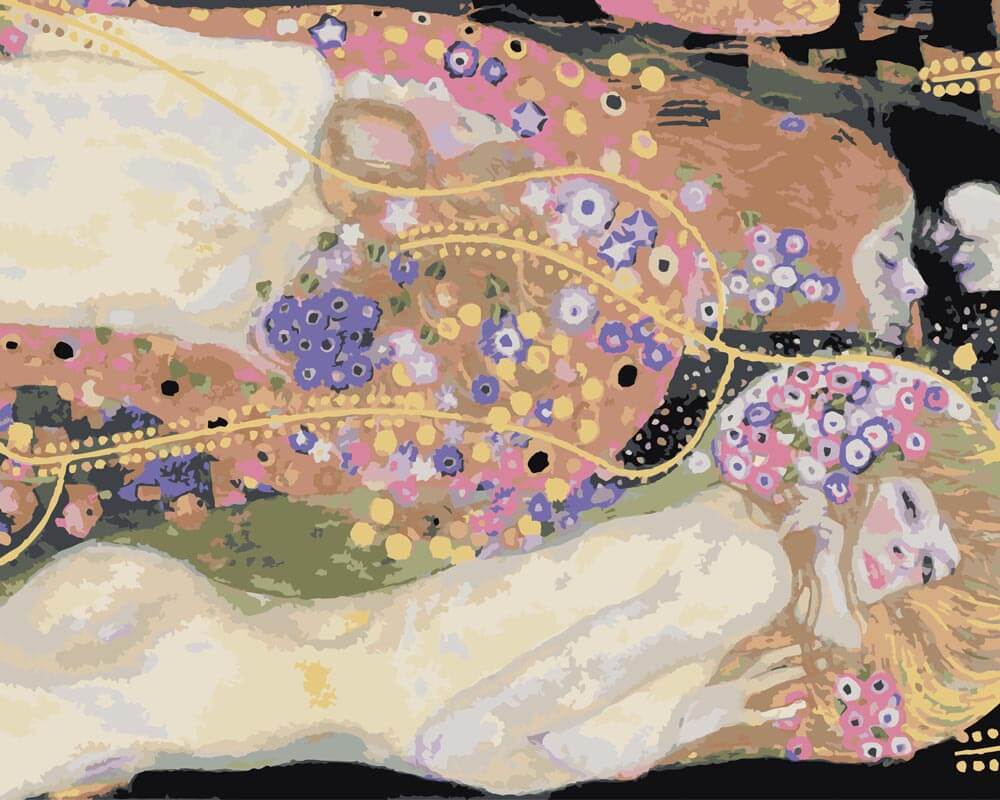 Diamond Painting - Water Serpents II | Gustav Klimt