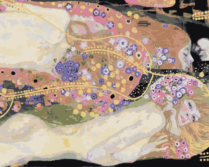 Diamond Painting - Water Serpents II | Gustav Klimt