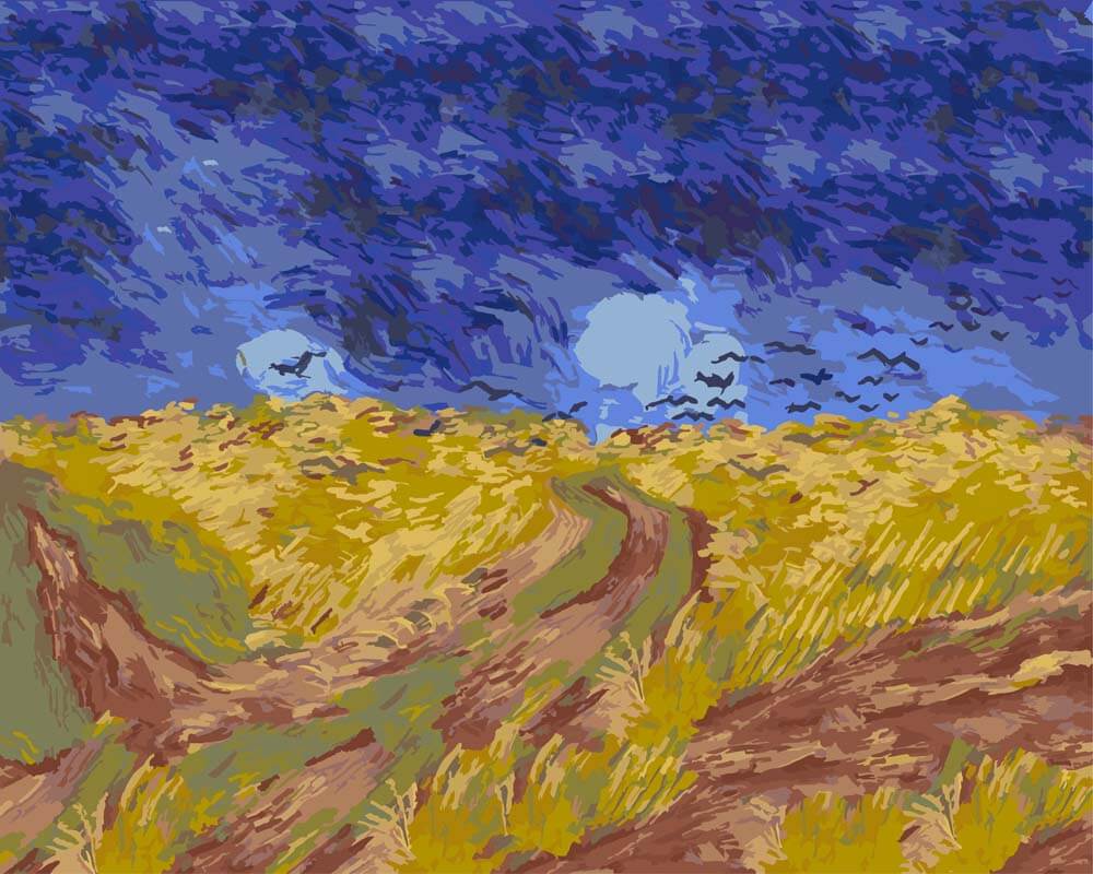 
Wheatfield with Crows – Vincent van Gogh diamond painting kit