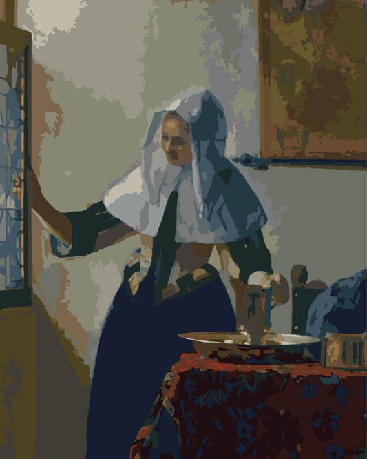 Diamond Painting - Young Woman with a Water Pitcher at the Window | Johannes Vermeer