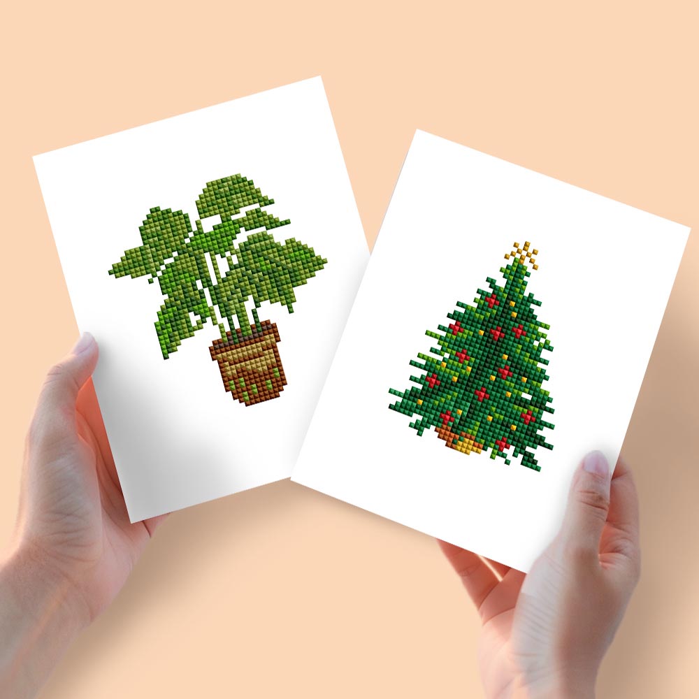 
Diamond Painting - 2 Mini-Paintings | Jungle & Jingle