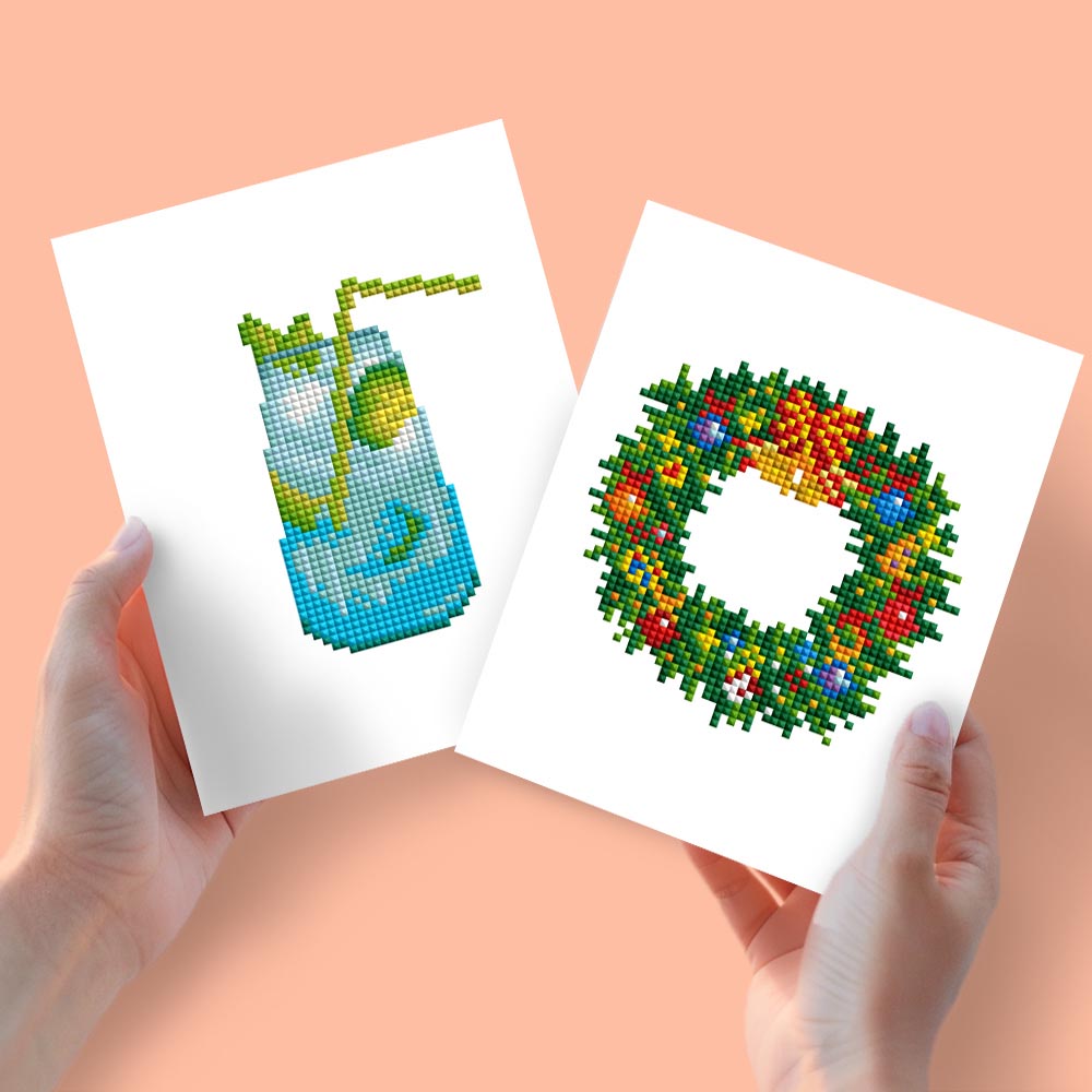 
Diamond Painting - 2 Mini-Paintings | Sips & Seasons