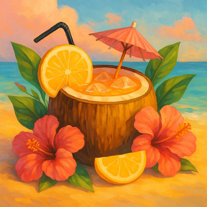 Diamond Painting - Tropical Lemon Bliss