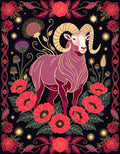Diamond Painting - Zodiac Aries - Ruby Ram Awakening