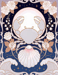 Diamond Painting - Zodiac Cancer - Pearl Tide Embrace