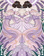 Diamond Painting - Zodiac Gemini - Moonlit Twins Grace