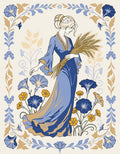 Diamond Painting - Zodiac Virgo - Sapphire Harvest Grace