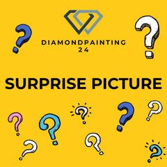 Mystery diamond painting kit