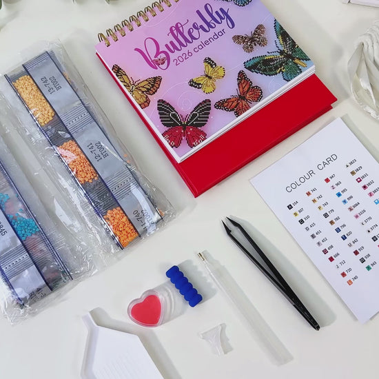 DiamondPaintingCalendar-Video - Butterfly