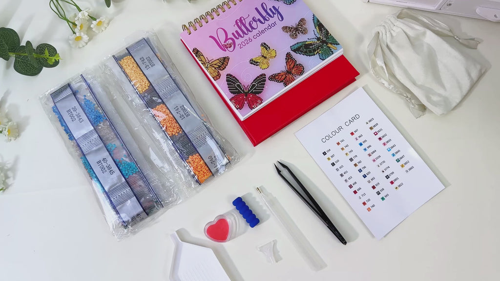 DiamondPaintingCalendar-Video - Butterfly